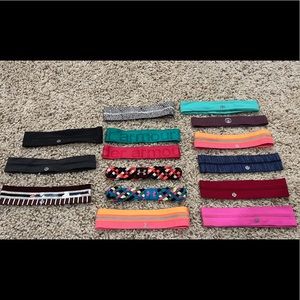 Lululemon and under armour headband lot (also selling individually for 5$